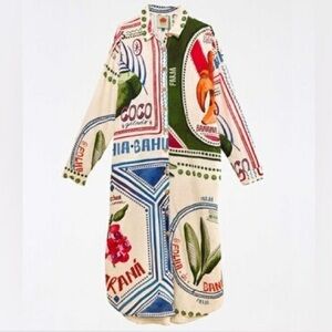 FARM Rio Multicolor Graphic Print Dress